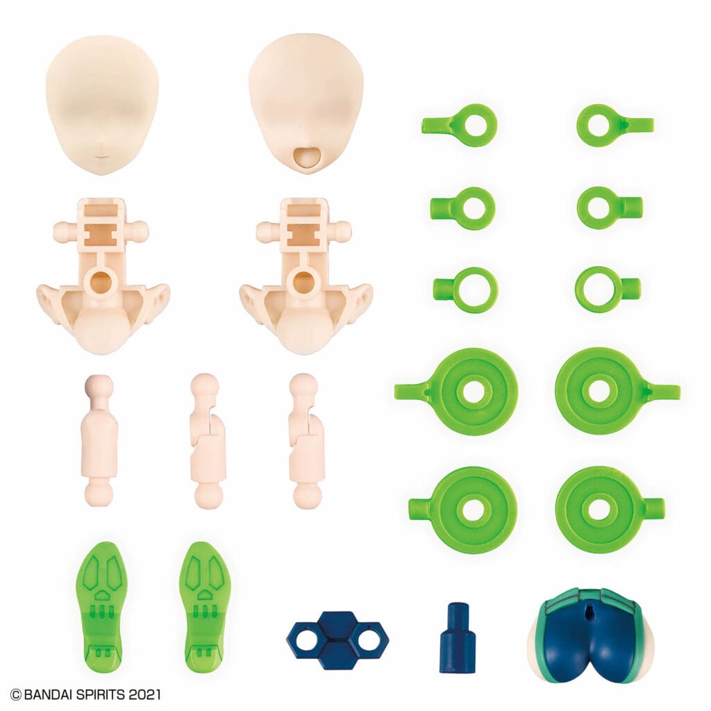 30MS Option Face Parts Vol.2 All 4 Types Facial Expression Set 5 [Color B] - Image 7