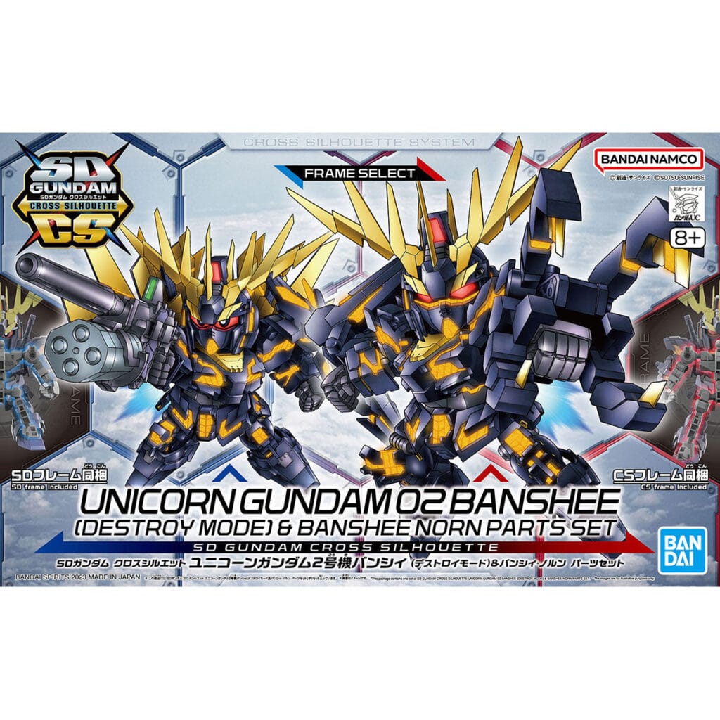 SDCS #19 Unicorn Gundam 02 Banshee (Destroy Mode) & Banshee Norn Parts Set - Image 12