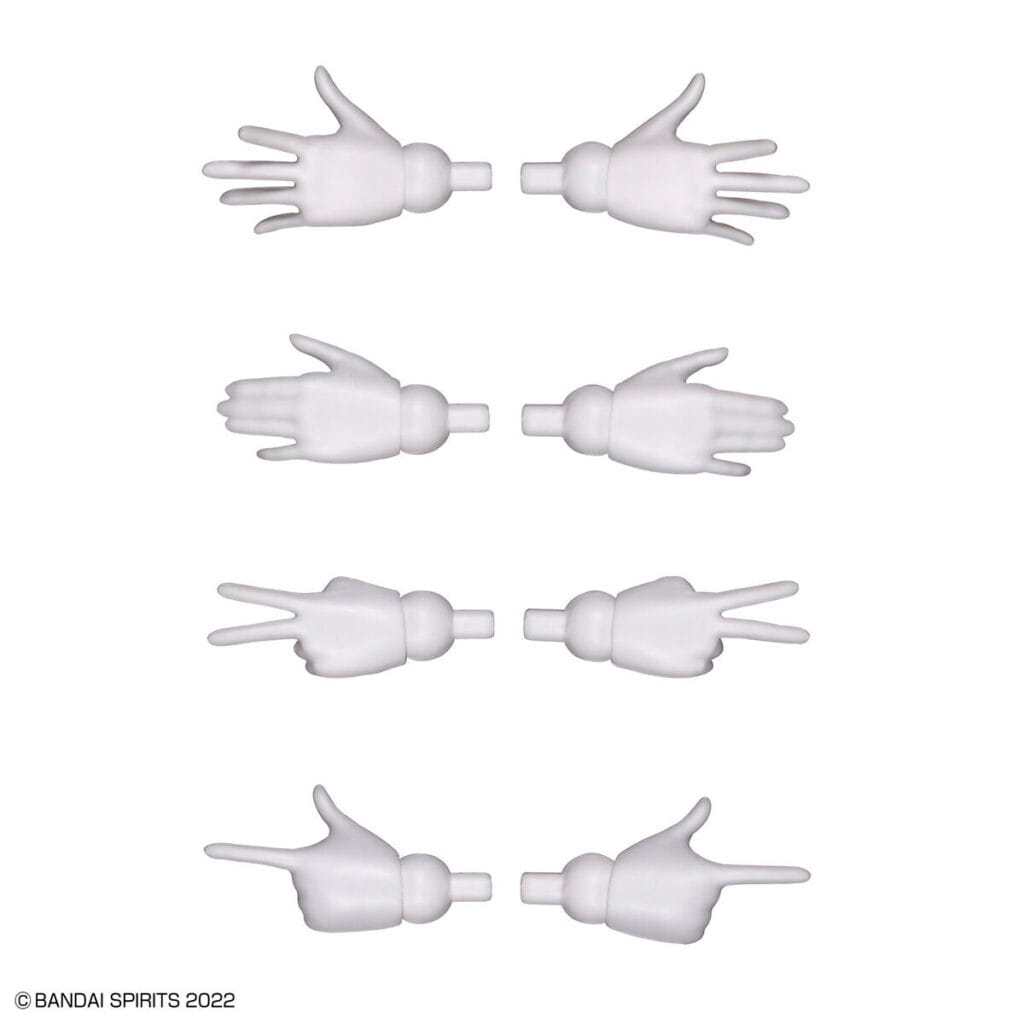 30MS Option Hand Parts [White/Black] - Image 11