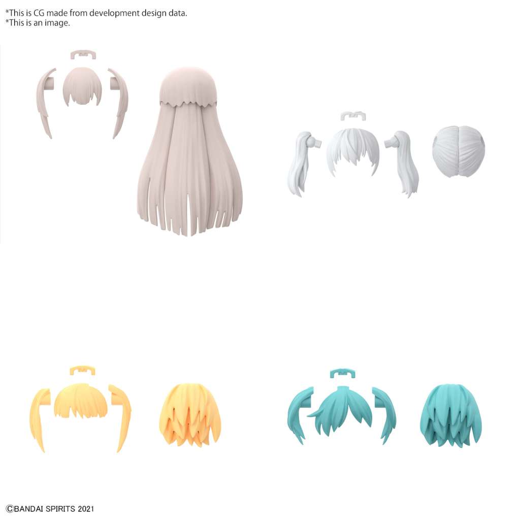 30MS Option Hair Style Parts Vol.5 All 4 Types - Image 2