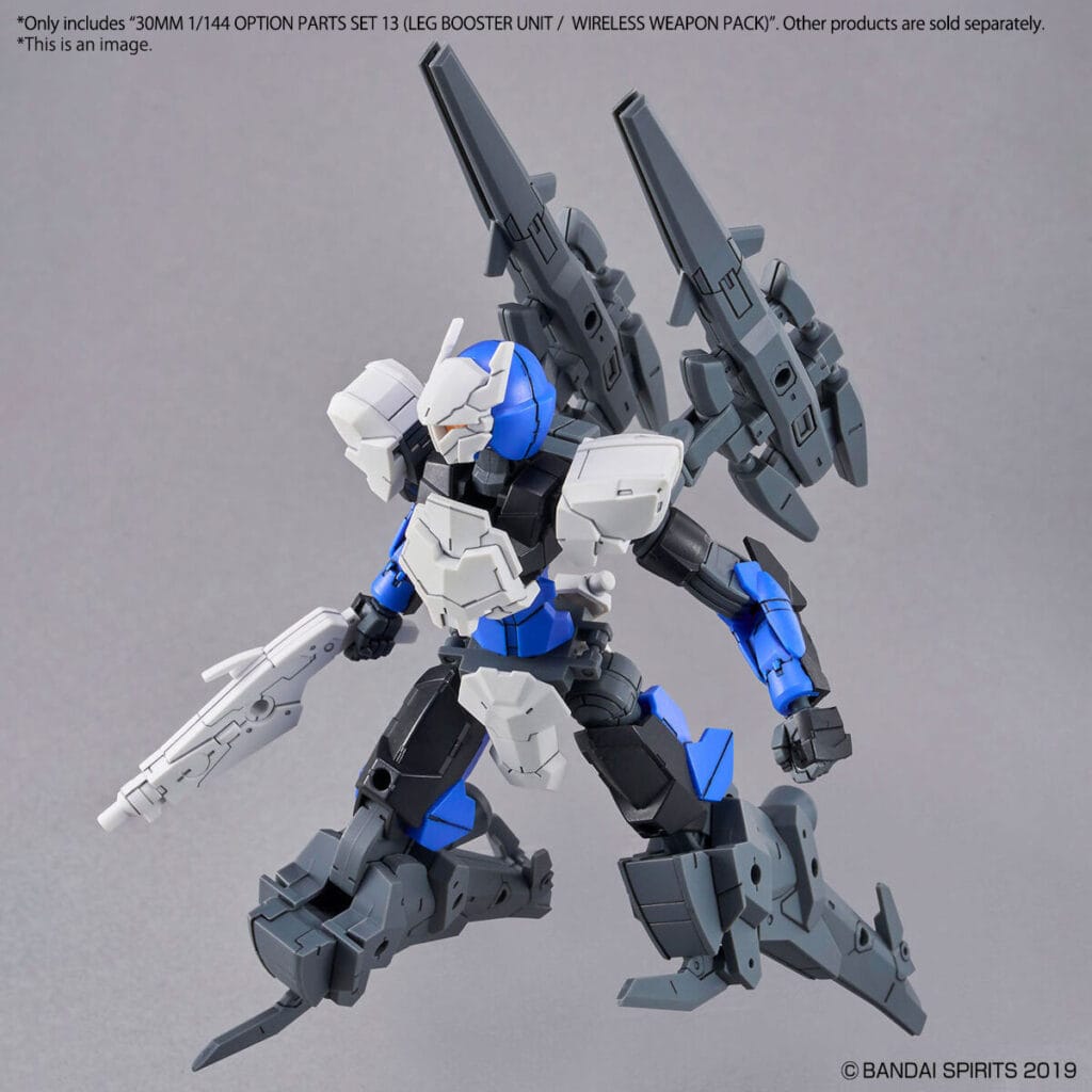 30MM W-24 Option Parts Set 13 (Leg Booster Unit / Wireless Weapon Pack) - Image 4