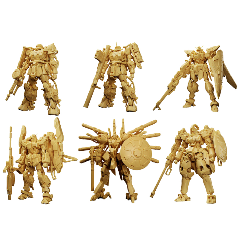 Gundam Artifact 4 (Complete Set of 6 Kits) - Image 1