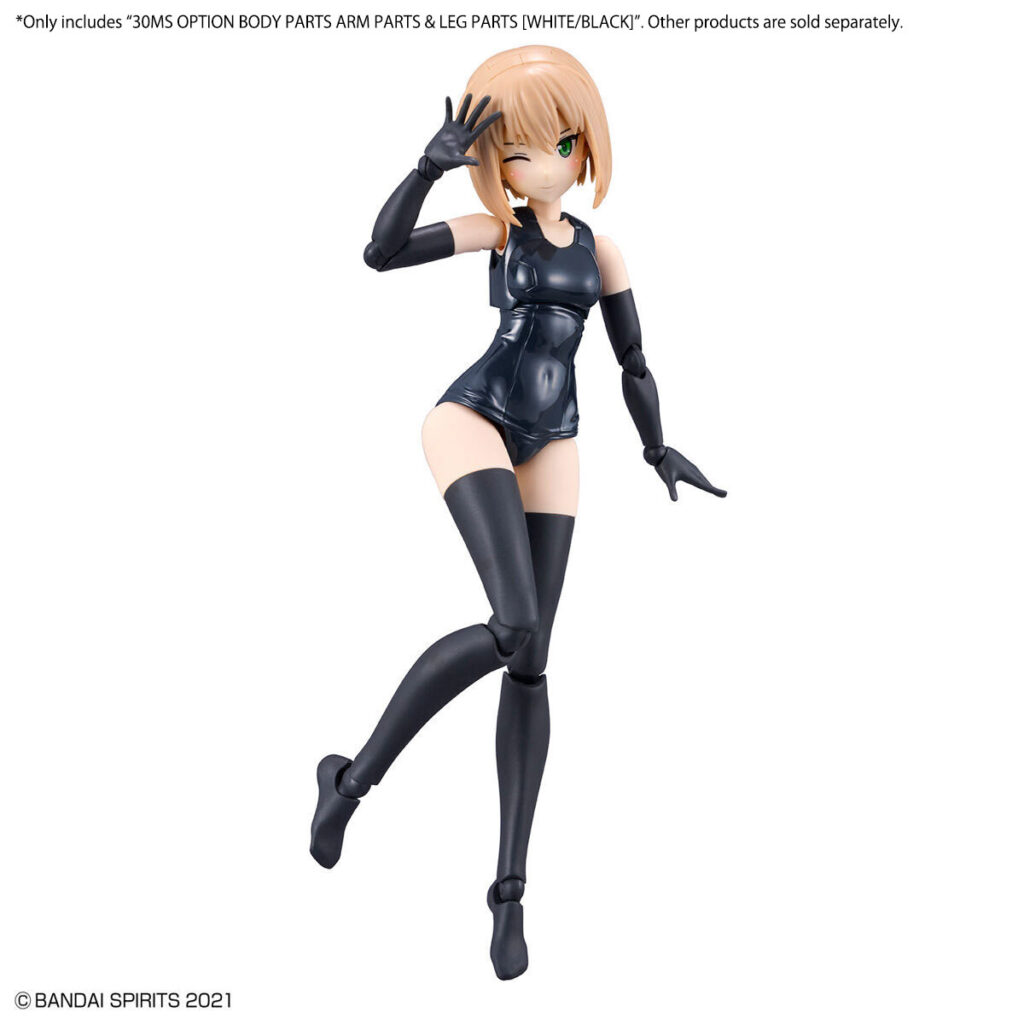 30MS Option Body Parts Arm Parts & Leg Parts [White/Black] - Image 5