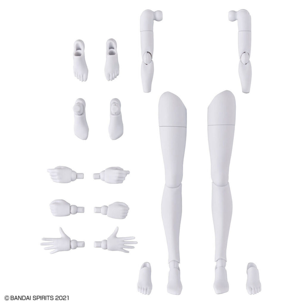 30MS Option Body Parts Arm Parts & Leg Parts [White/Black] - Image 7