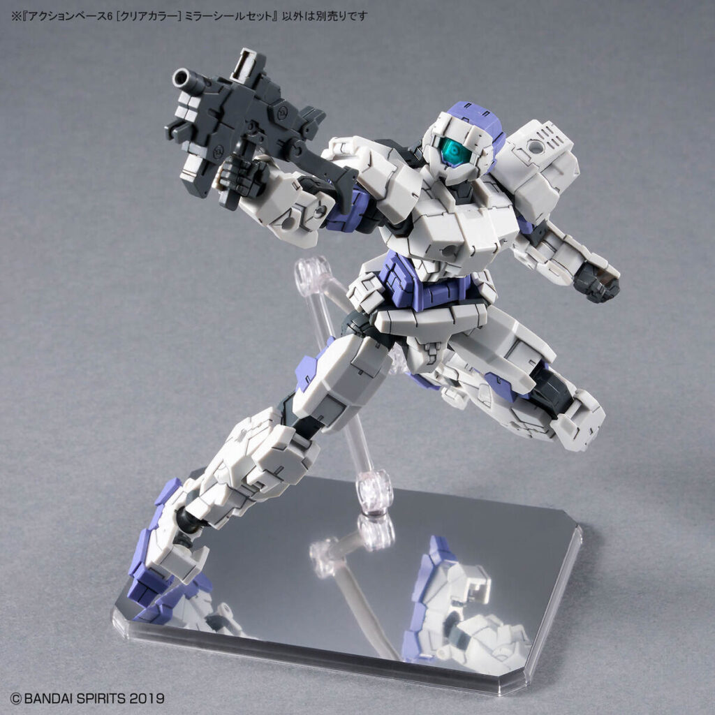 Action Base 6 [Clear Color] Mirror Sticker Set - Image 4