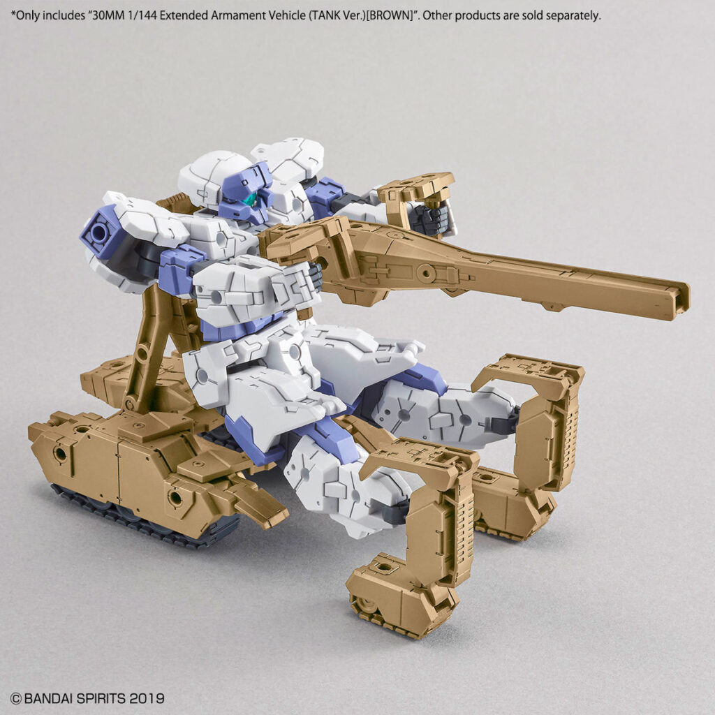 30MM EV-04 Extended Armament Vehicle (Tank Ver.) [Brown] - Image 6