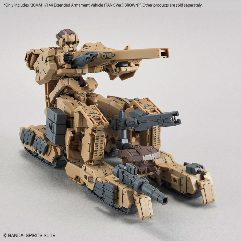30MM EV-04 Extended Armament Vehicle (Tank Ver.) [Brown] - Image 9