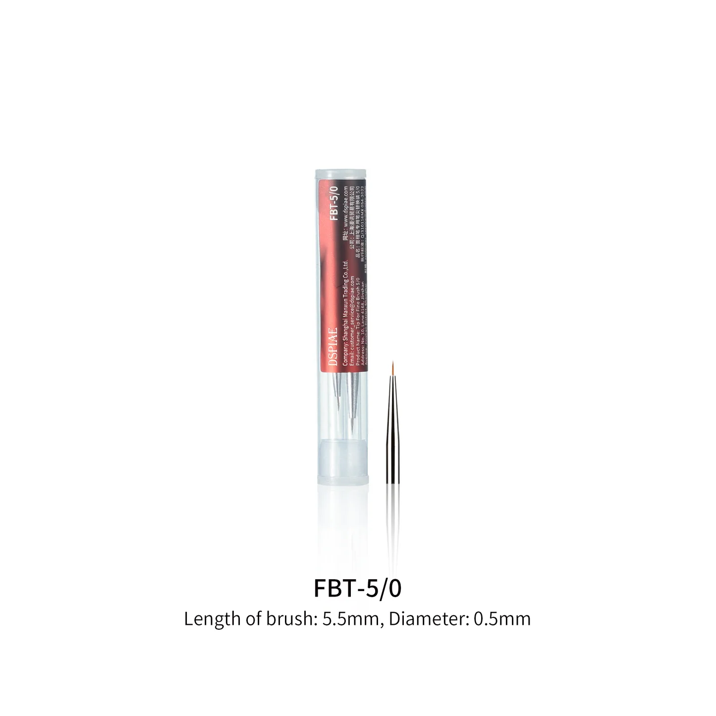 FBT-5/0 Fine Detailing Brush Tip x 3 - Image 1