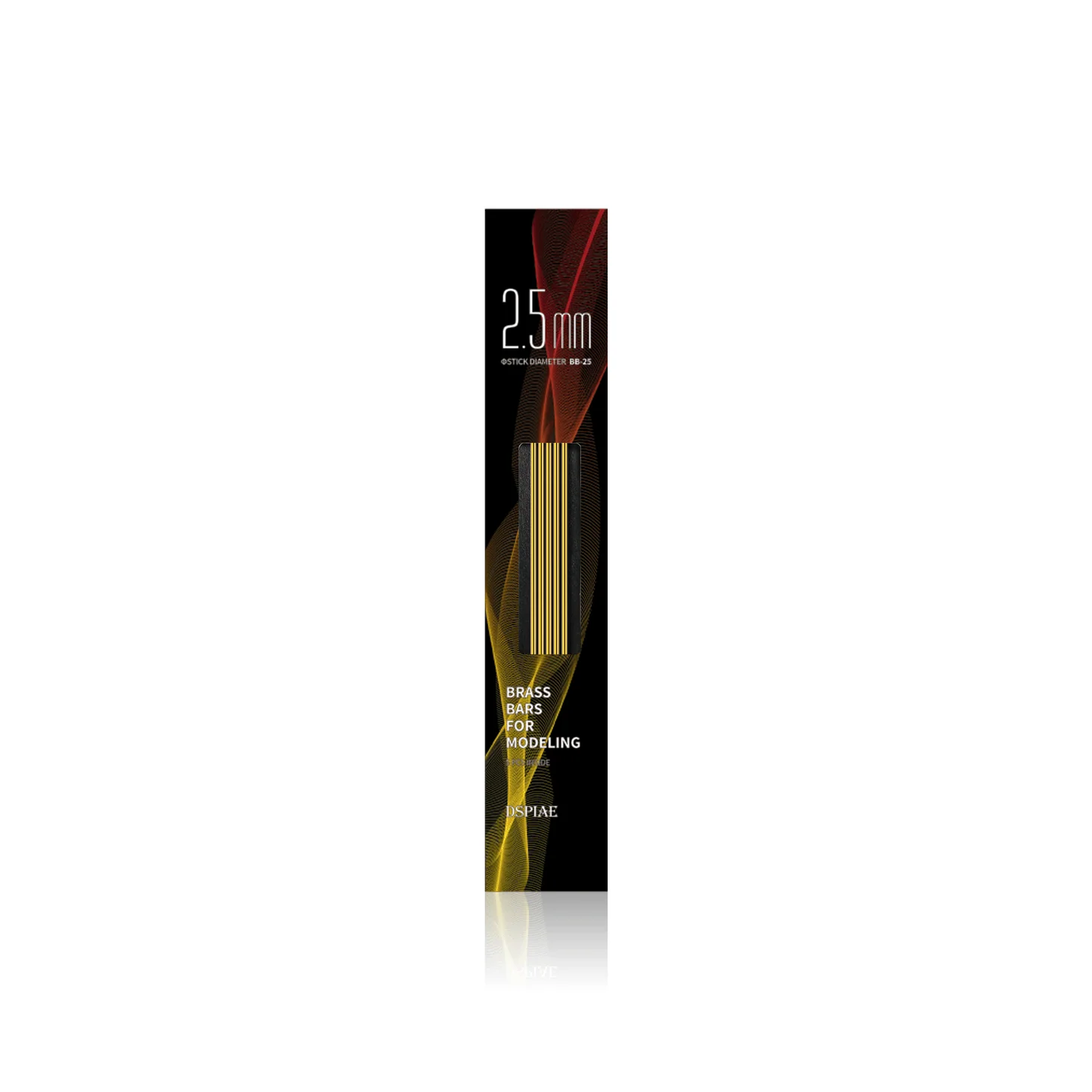 BB-25 2.5mm x 5 Brass Rod - Image 1