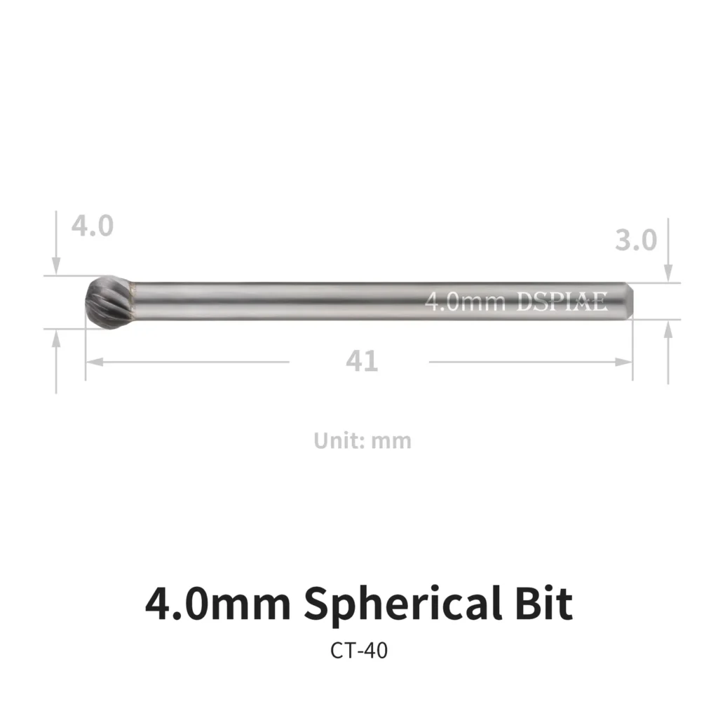 CT-40 4mm Spherical Bit x 1