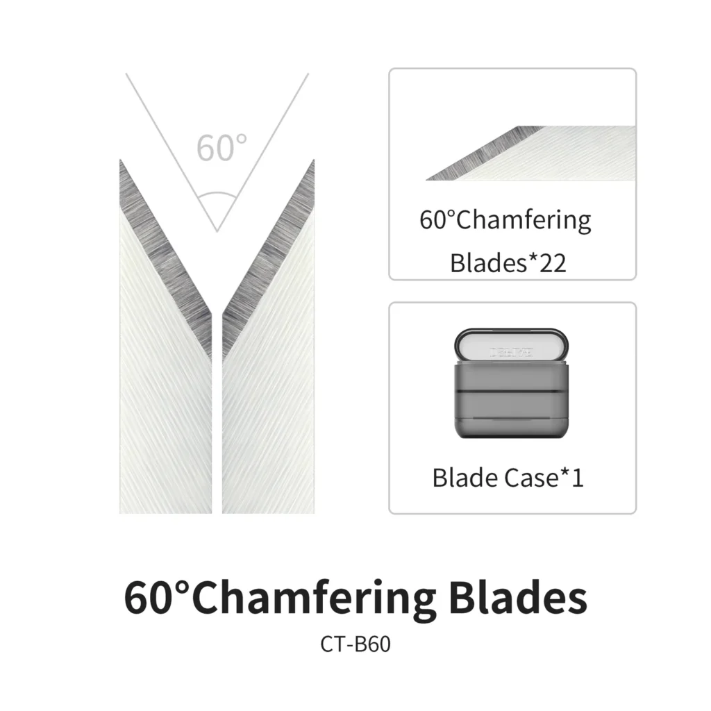 CT-B60 60° Chamfering Blades x 22