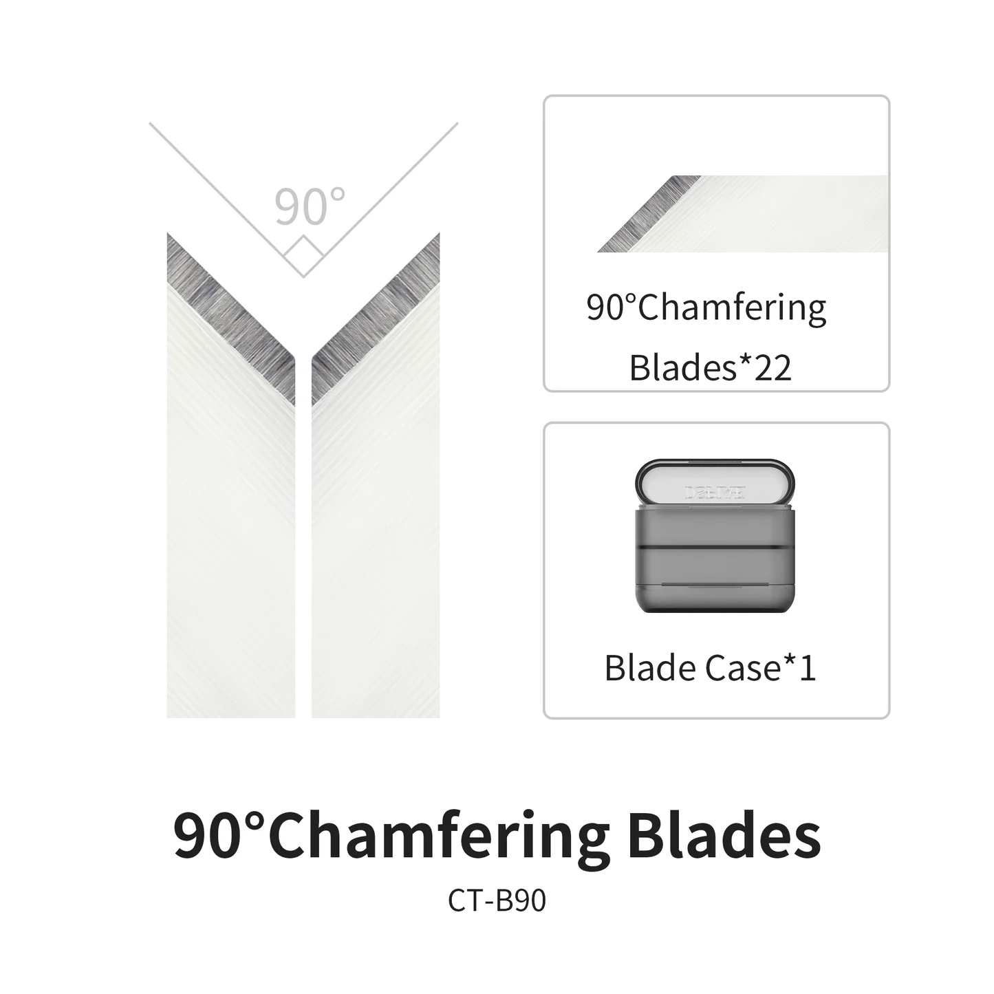 CT-B90 90° Chamfering Blades x 22 - Image 1