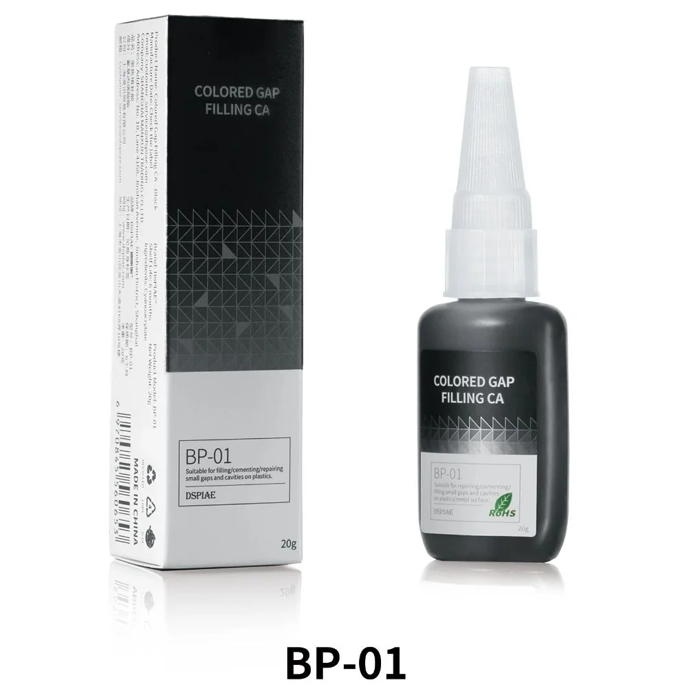 BP-01 PRO Black Gap Filling CA Glue