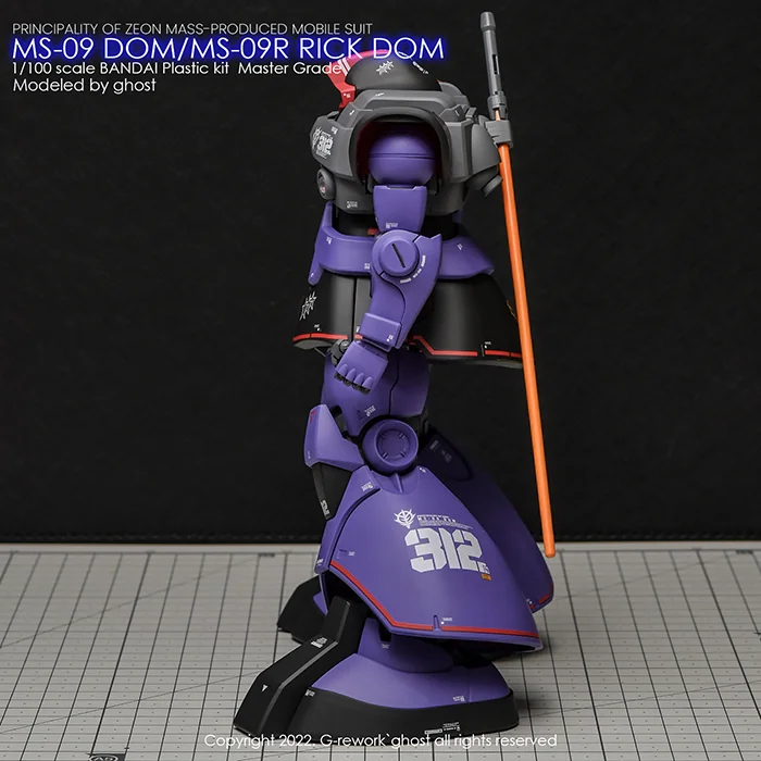 G-rework Decal MG #219 Dom / #220 Rick Dom