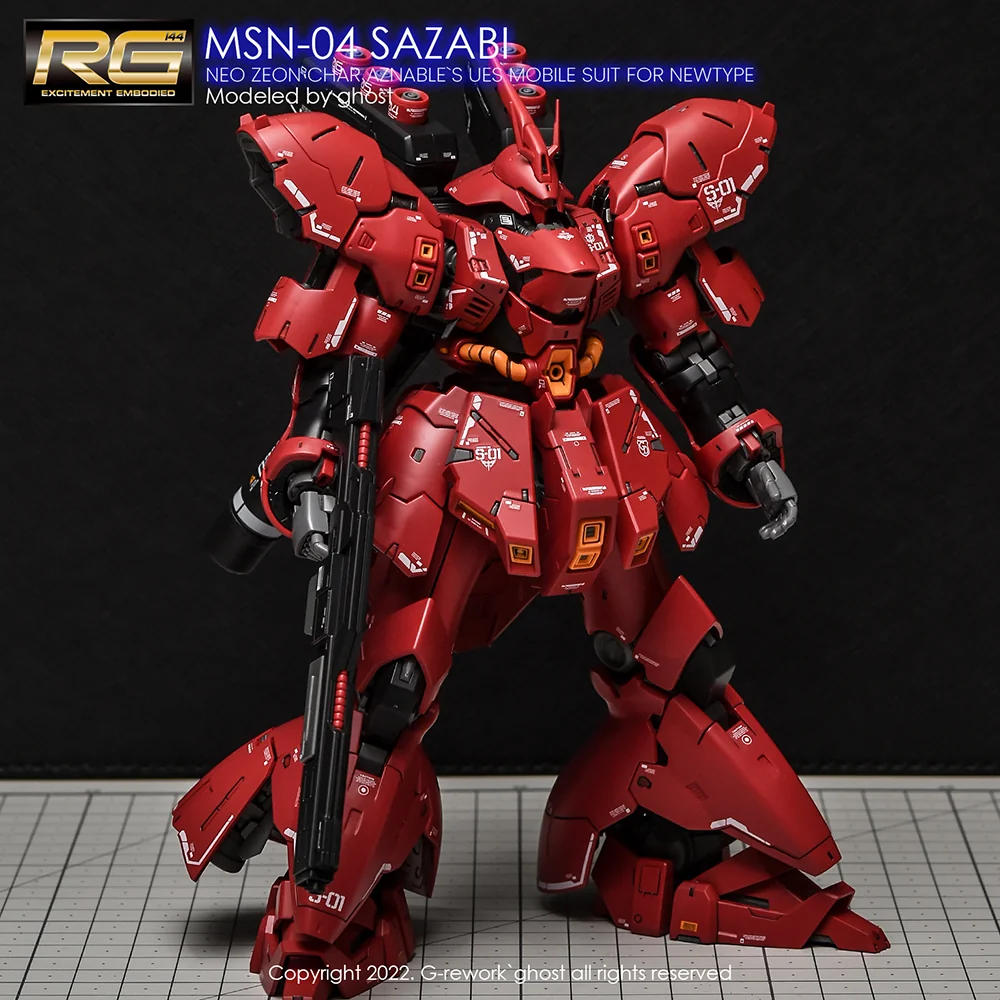 G-rework Decal RG #29 Sazabi