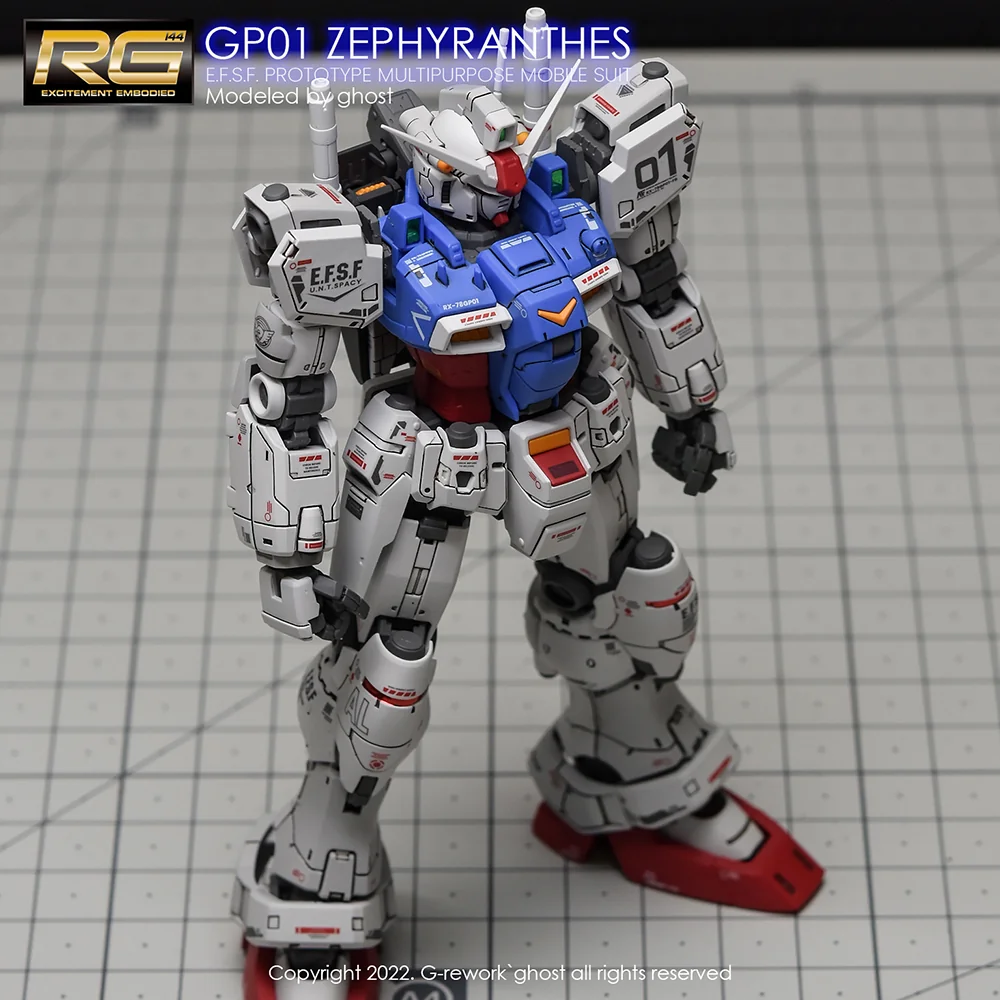 G-rework Decal RG #12 RX-78GP01 Gundam Zephyranthus