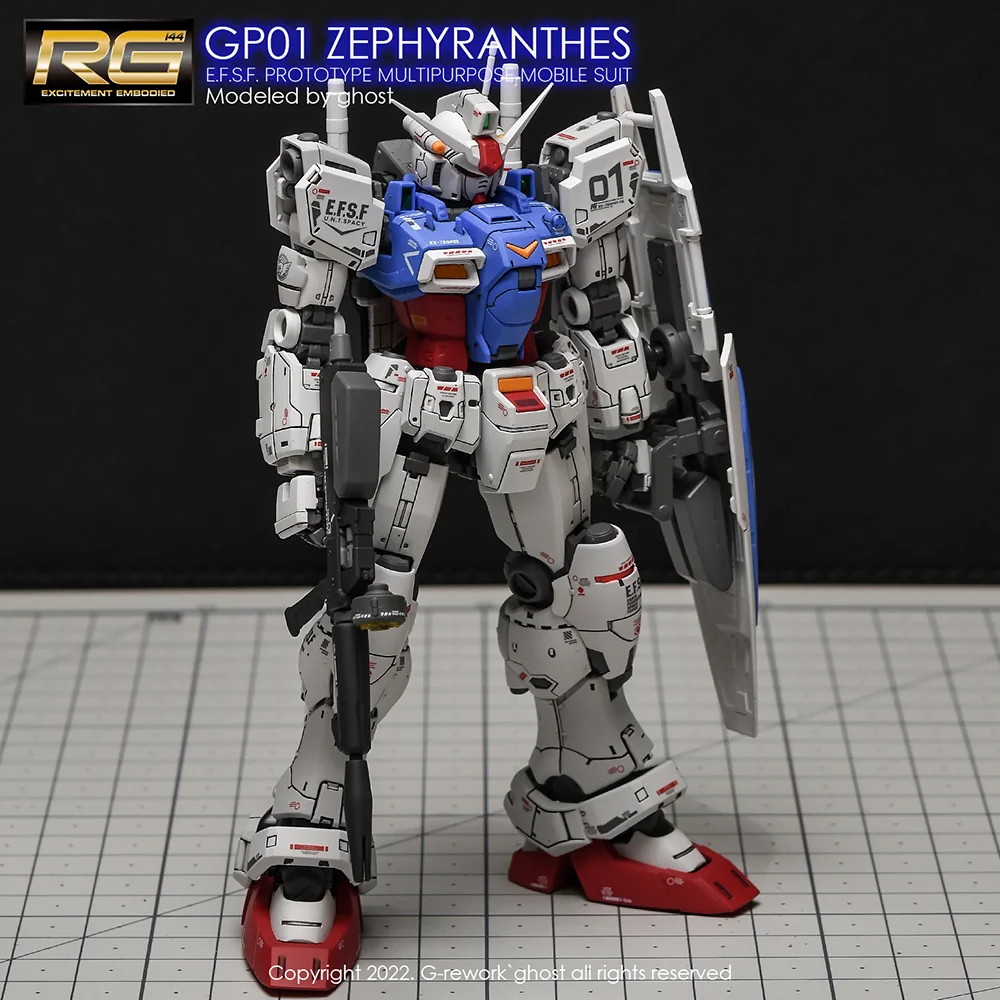 G-rework Decal RG #12 RX-78GP01 Gundam Zephyranthus