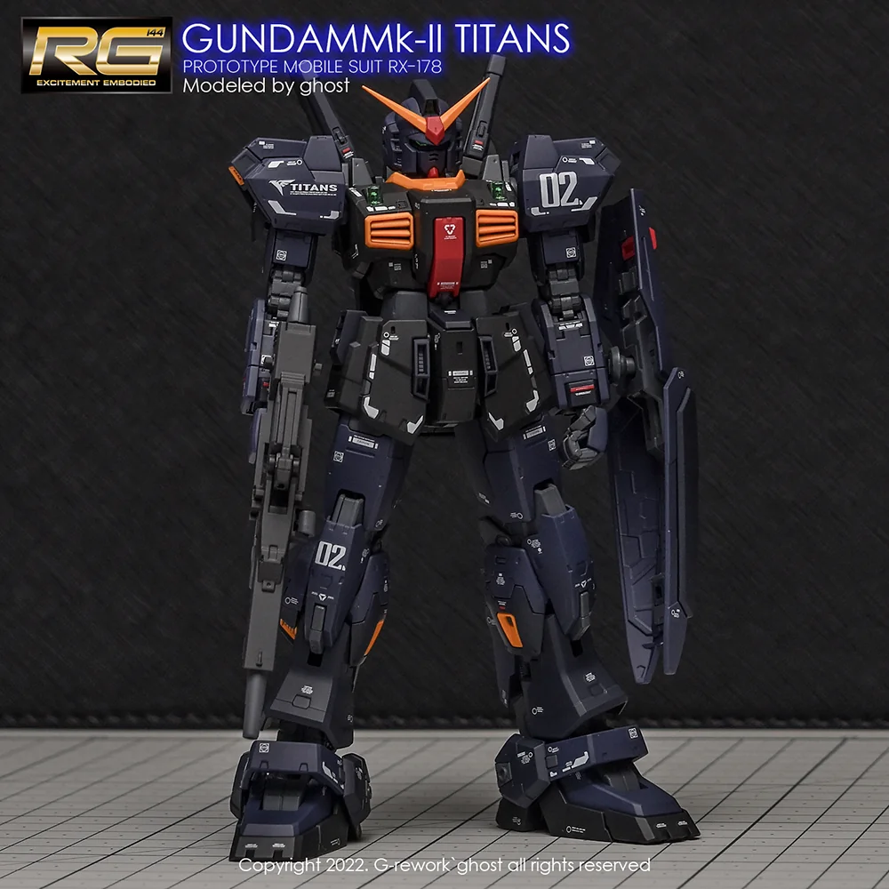 G-rework Decal RG #07 Gundam Mk-II (Titans)