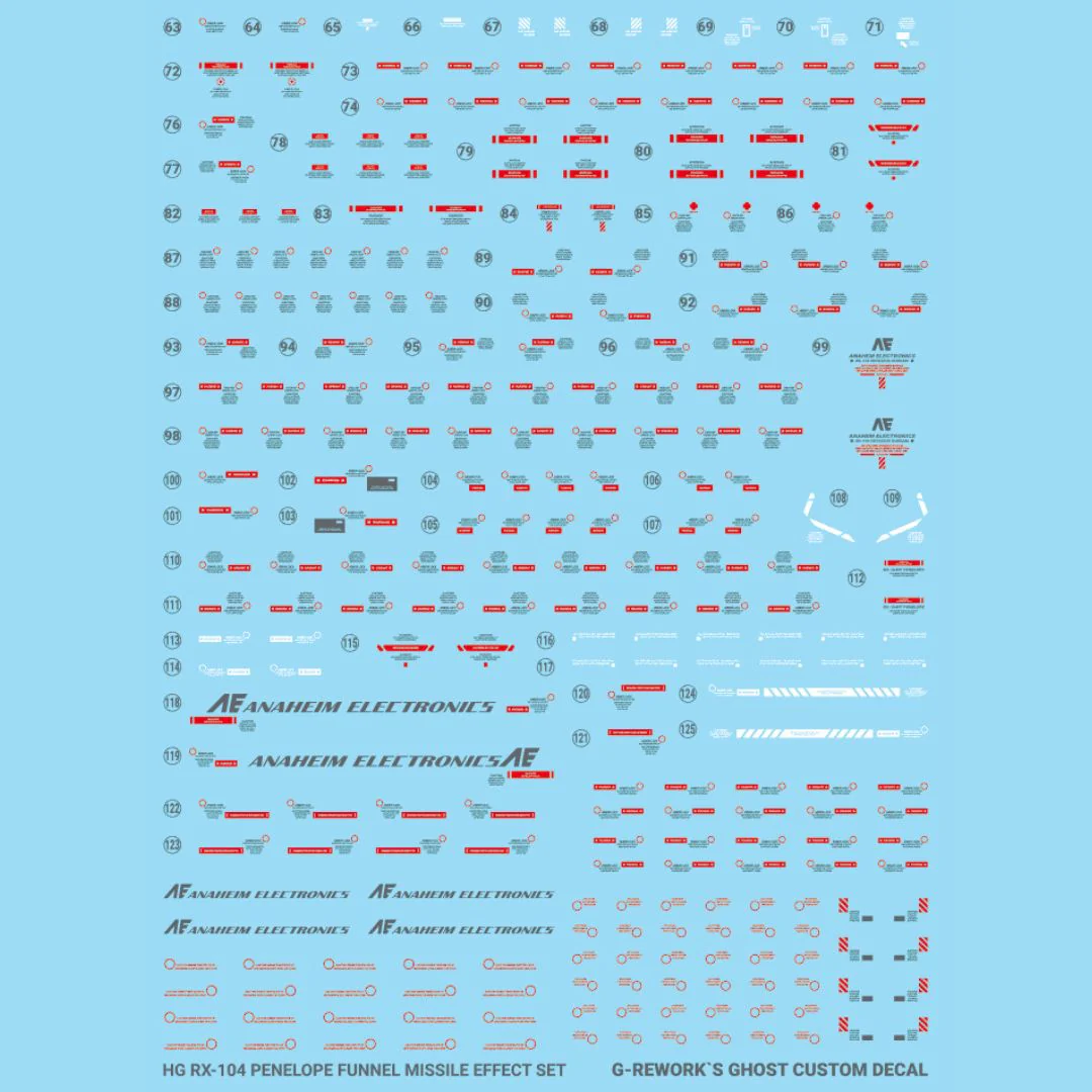 G-rework Decal HGUC #229 Penelope - Image 5