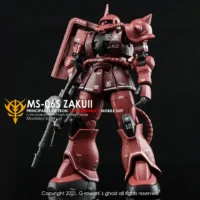 G-rework Decal HGGTO #24 Zaku II (Red Comet Ver.) - Image 2