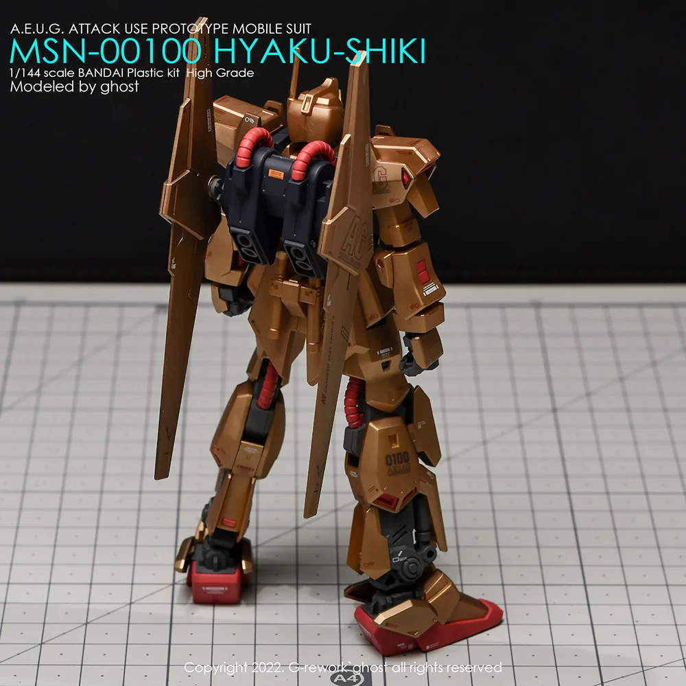 G-rework Decal HGUC #200 Hyaku-Shiki Revive