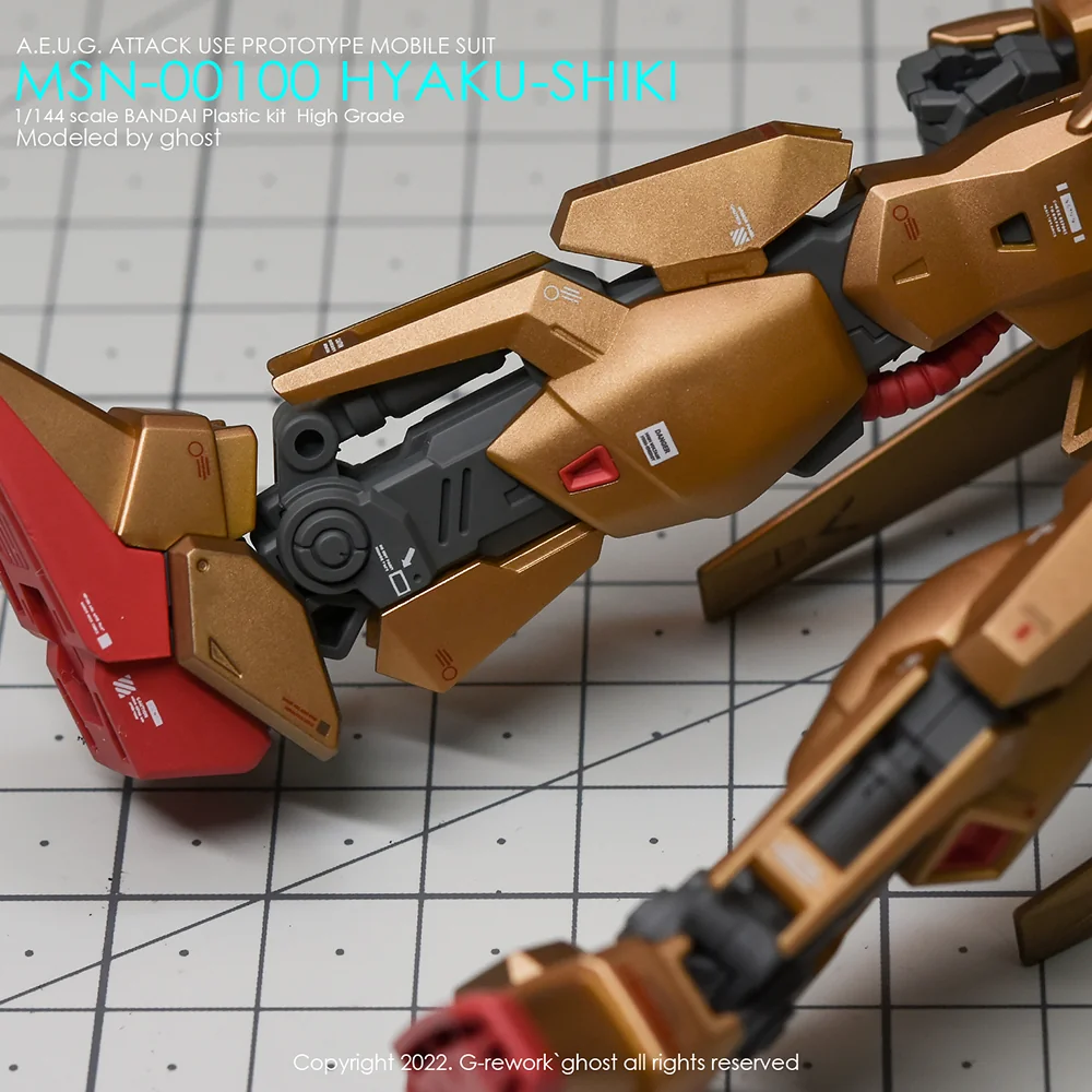 G-rework Decal HGUC #200 Hyaku-Shiki Revive