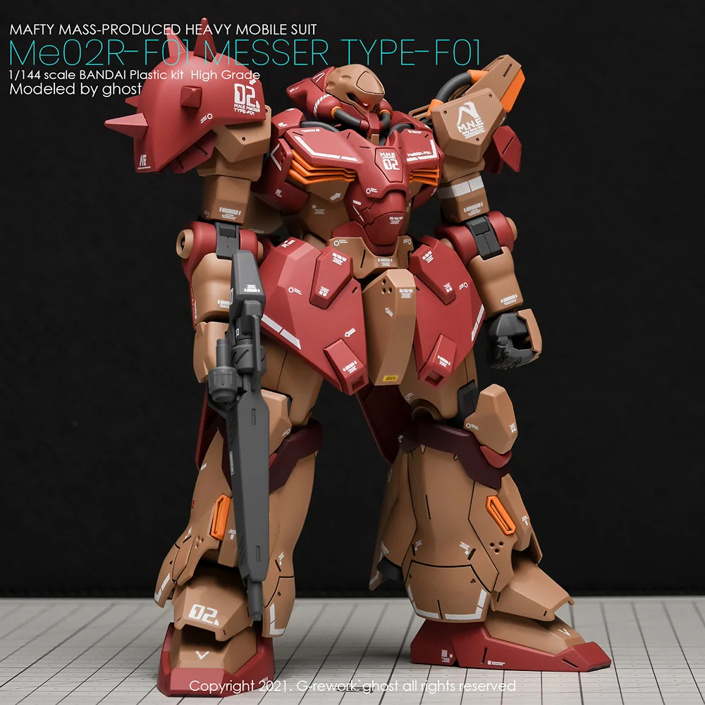G-rework Decal HGUC #233 Messer Type-F01