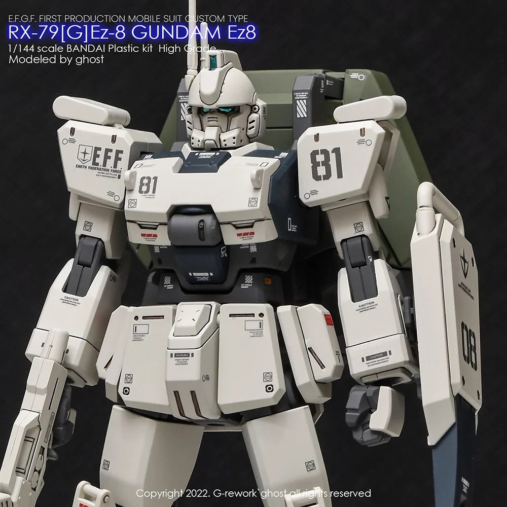 G-rework Decal HGUC #155 Gundam Ez8