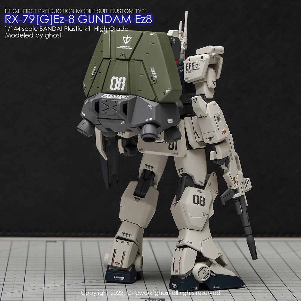 G-rework Decal HGUC #155 Gundam Ez8