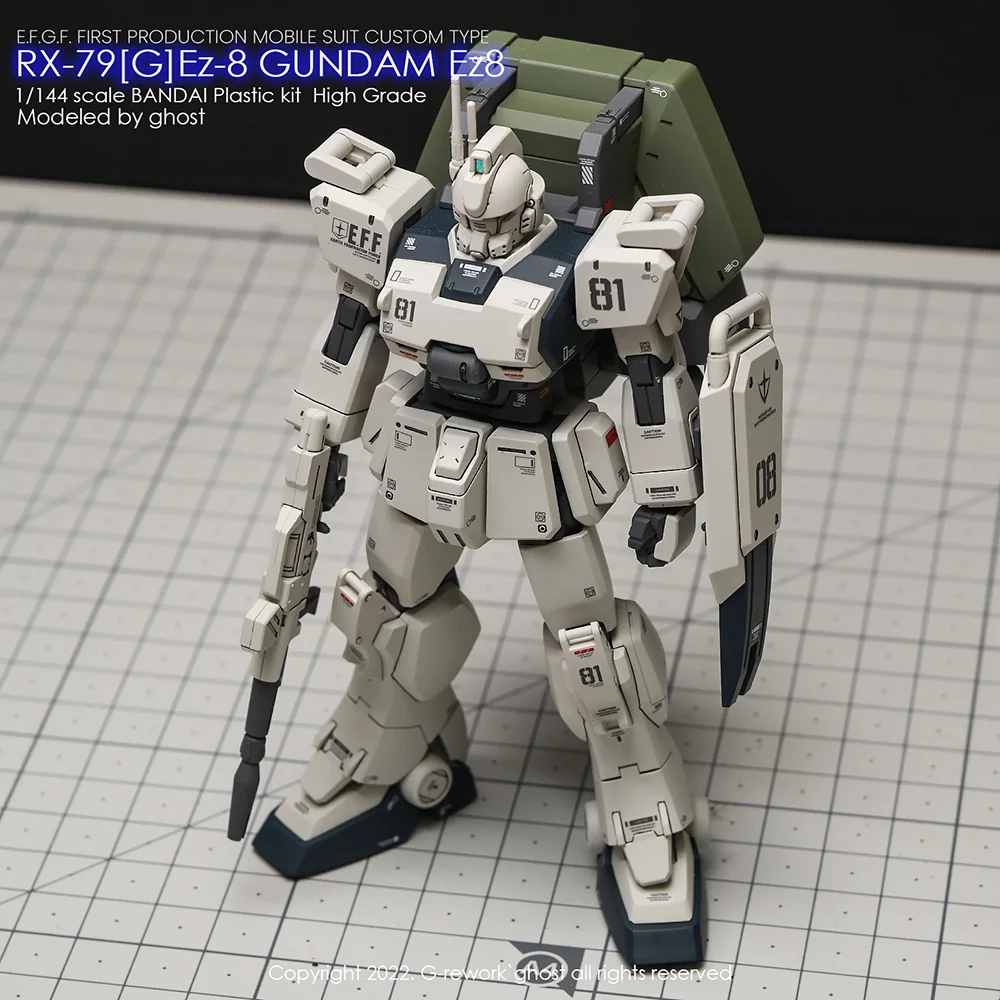 G-rework Decal HGUC #155 Gundam Ez8