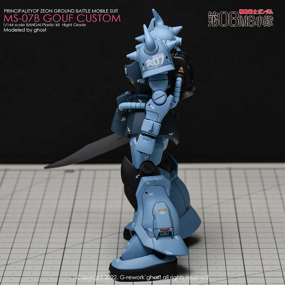 G-rework Decal HGUC #117 Gouf Custom
