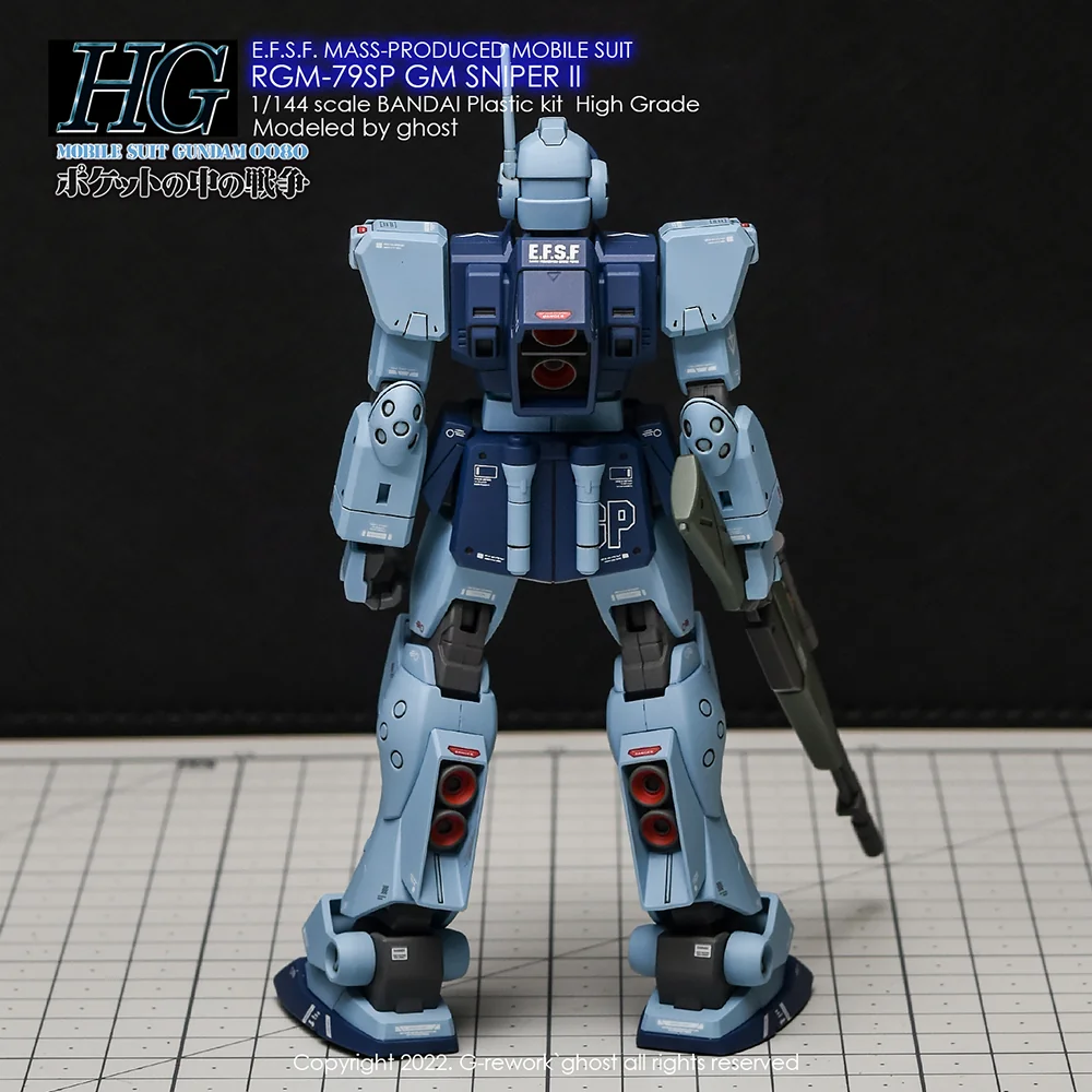 G-rework Decal HGUC #146 GM Sniper II