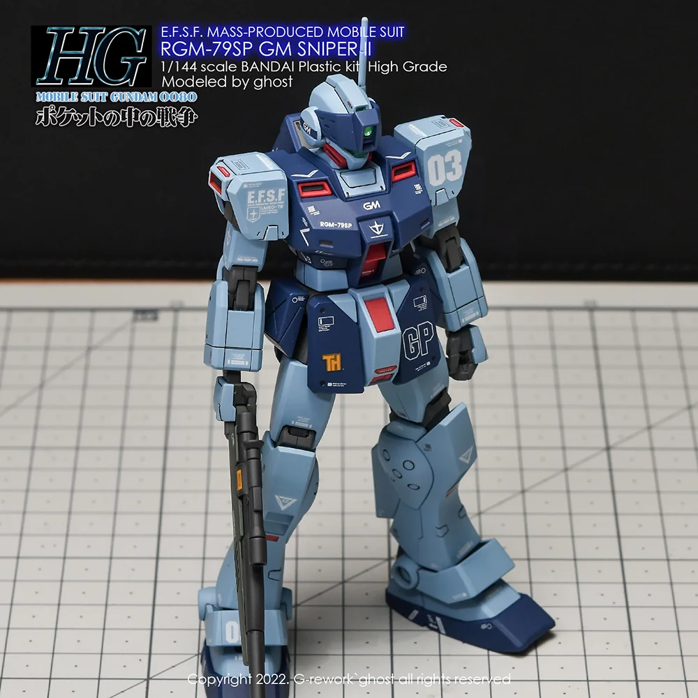 G-rework Decal HGUC #146 GM Sniper II