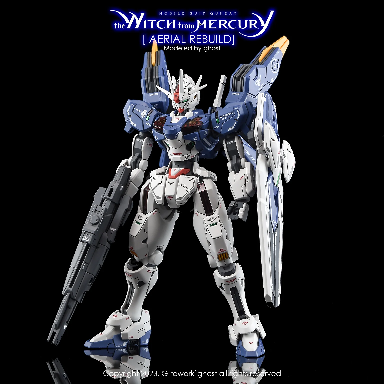 G-rework Decal HGTWFM #19 Gundam Aerial Rebuild - Image 1