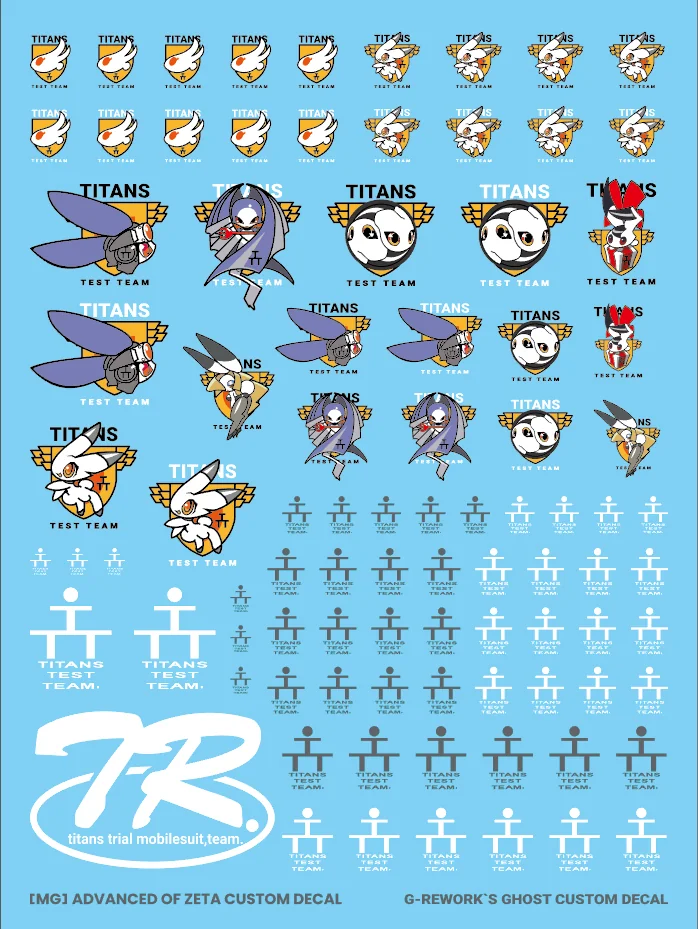 G-rework Decal MG Advance of Zeta Custom Mark