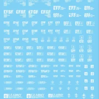 G-rework Decal Chipping E.F.F. #01 (White)