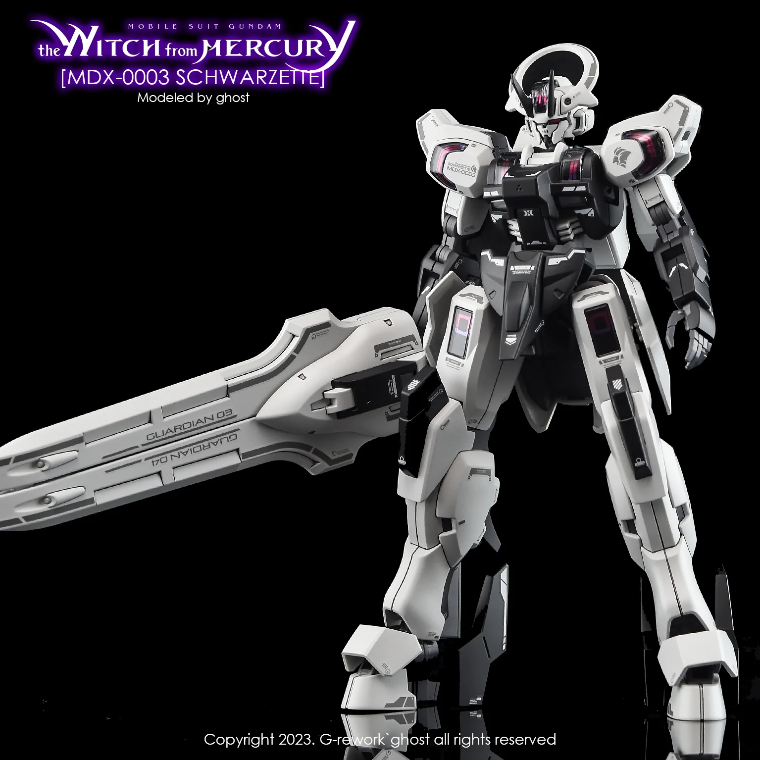 G-rework Decal HGTWFM #25 Gundam Schwarzette - Image 3