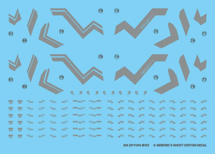 G-rework Decal RG #38 Gundam Epyon