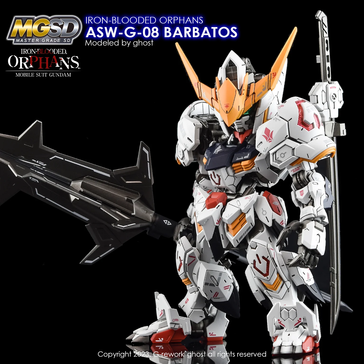G-rework Decal MGSD #02 Gundam Barbatos - Image 1