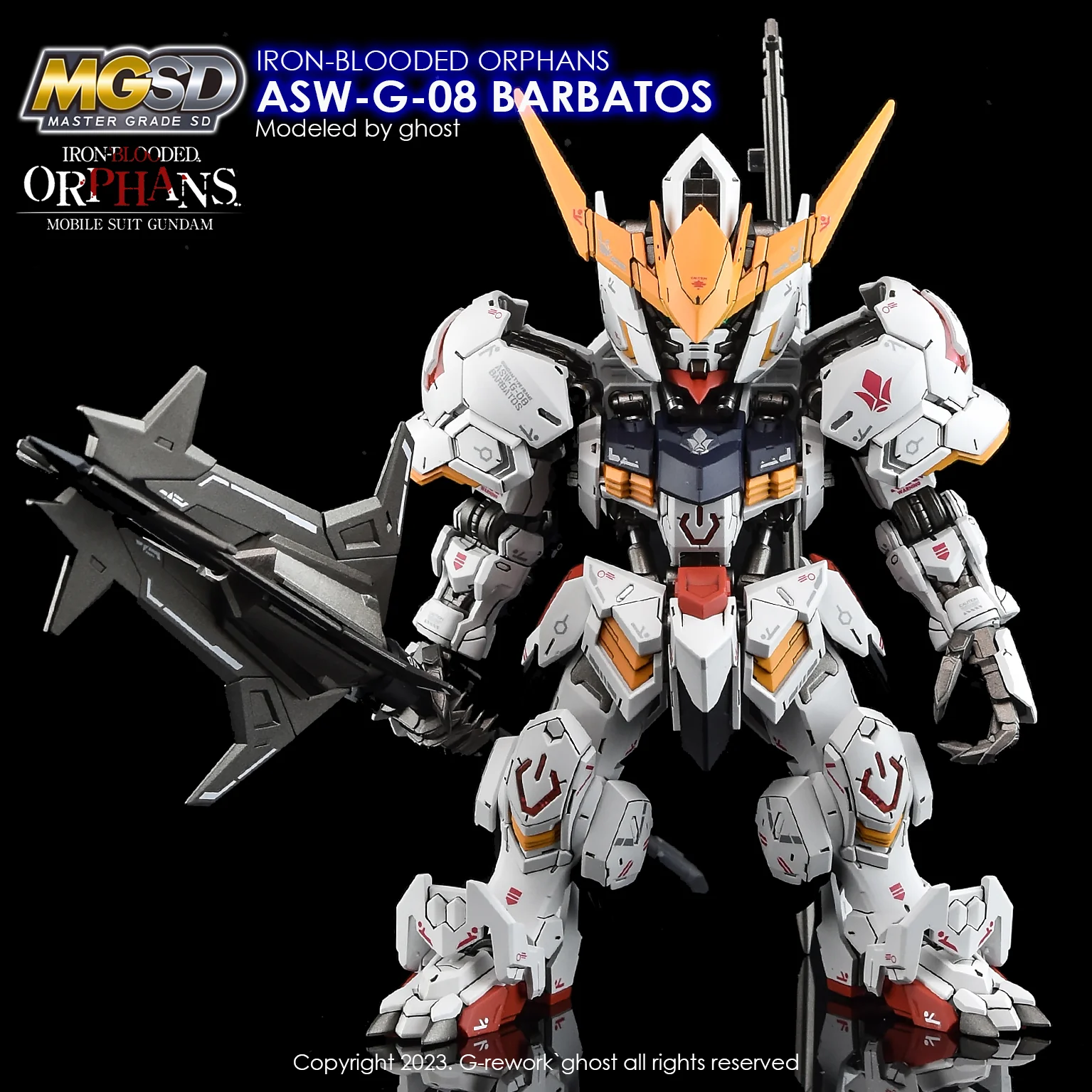 G-rework Decal MGSD #02 Gundam Barbatos - Image 2