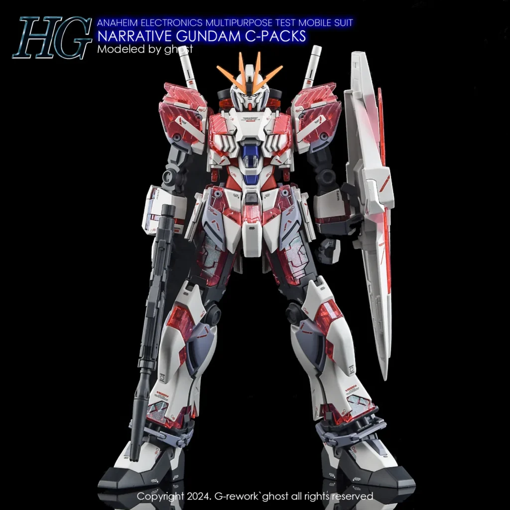 G-rework Decal HGUC #222 Narrative Gundam C-Packs