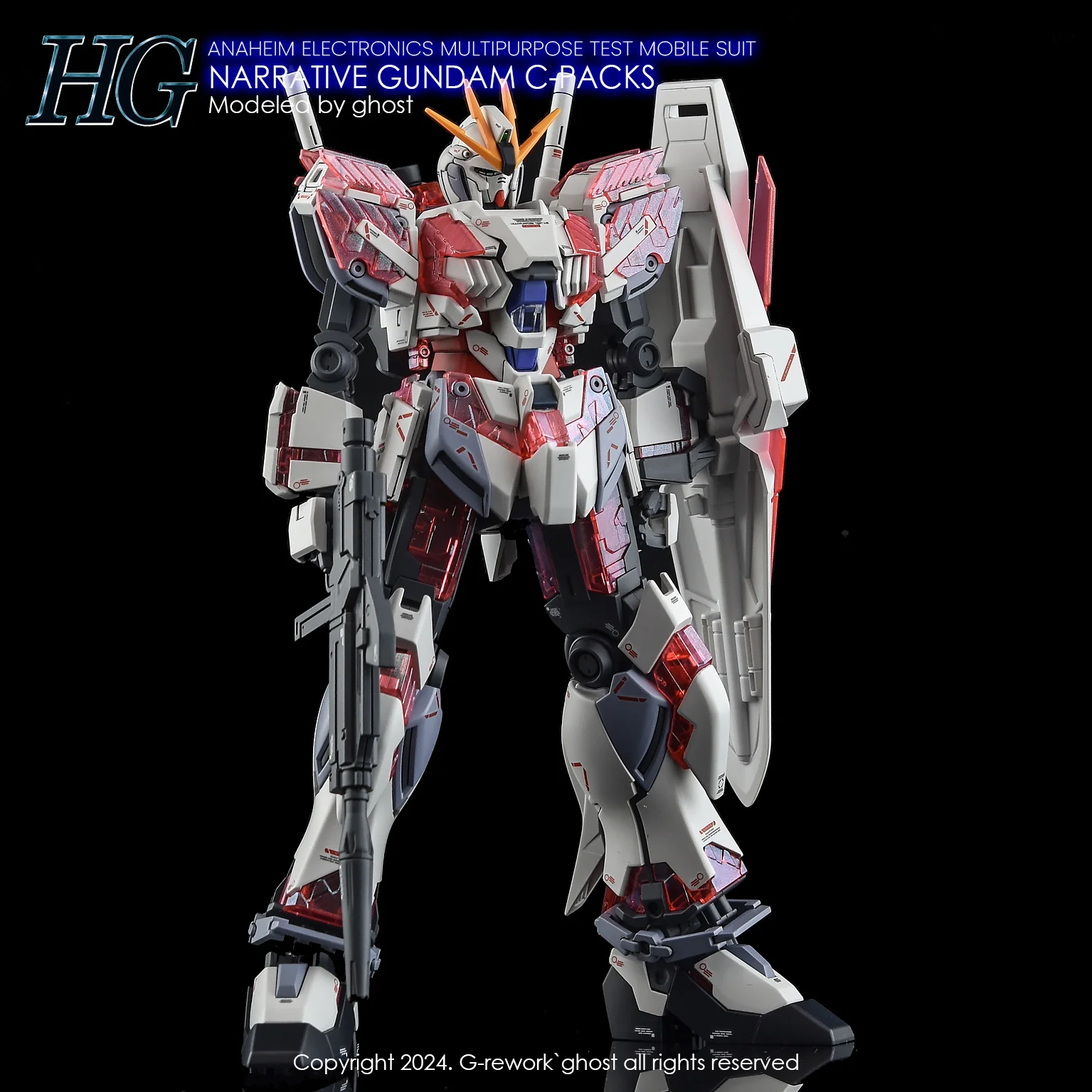 G-rework Decal HGUC #222 Narrative Gundam C-Packs - Image 3