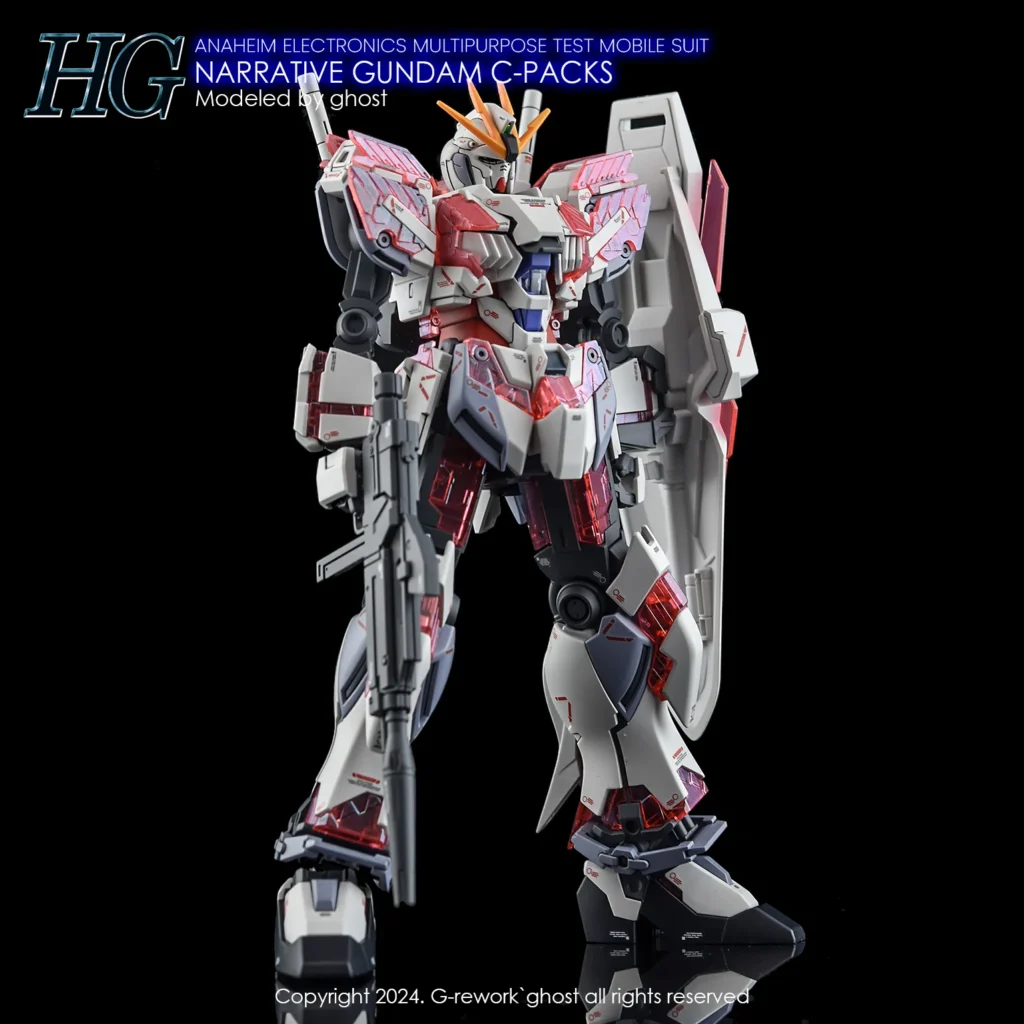G-rework Decal HGUC #222 Narrative Gundam C-Packs