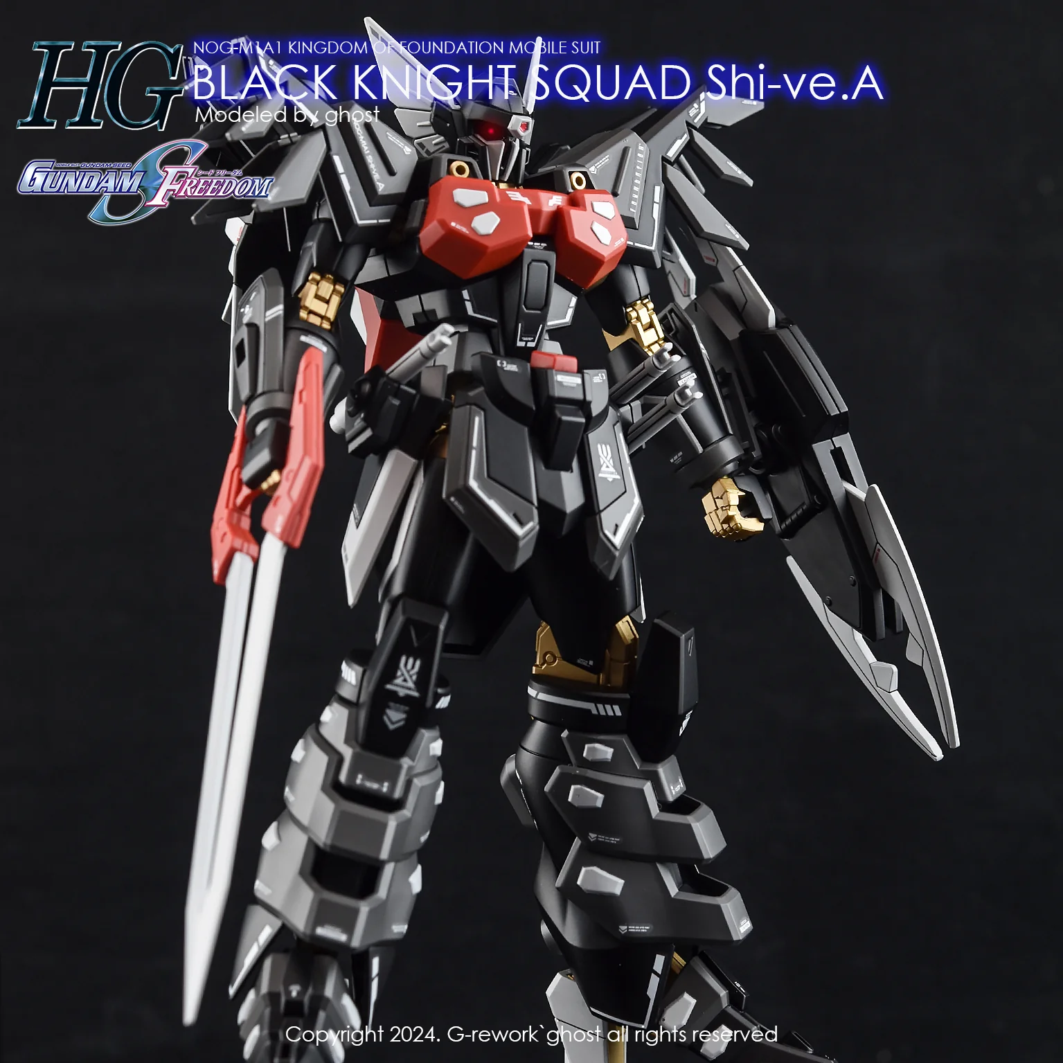 G-rework Decal HGCE #245 Black Knight Squad Shi-ve.A - Image 9