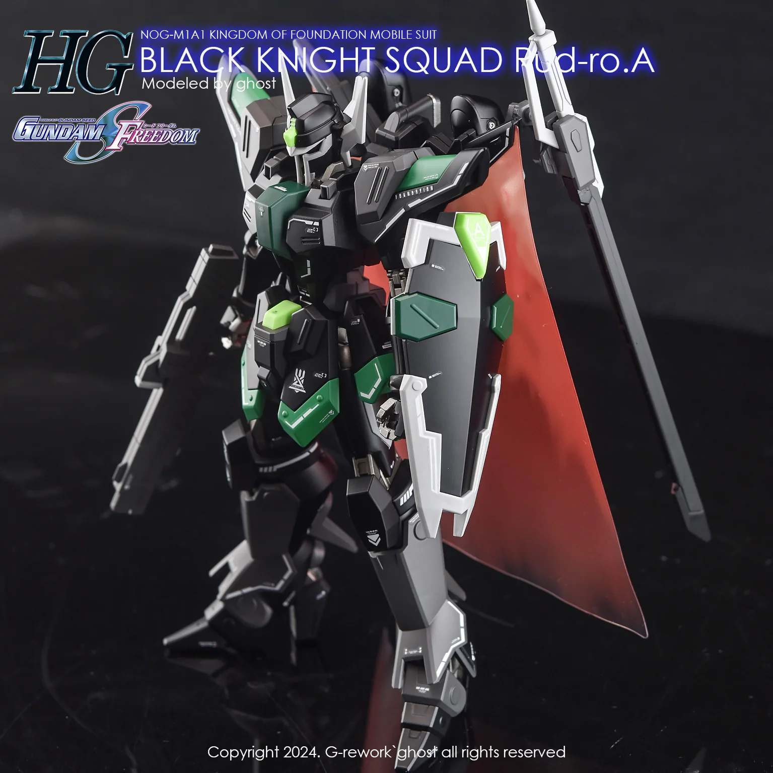 G-rework Decal HGCE #247 Black Knight Squad Rud-ro.A - Image 8