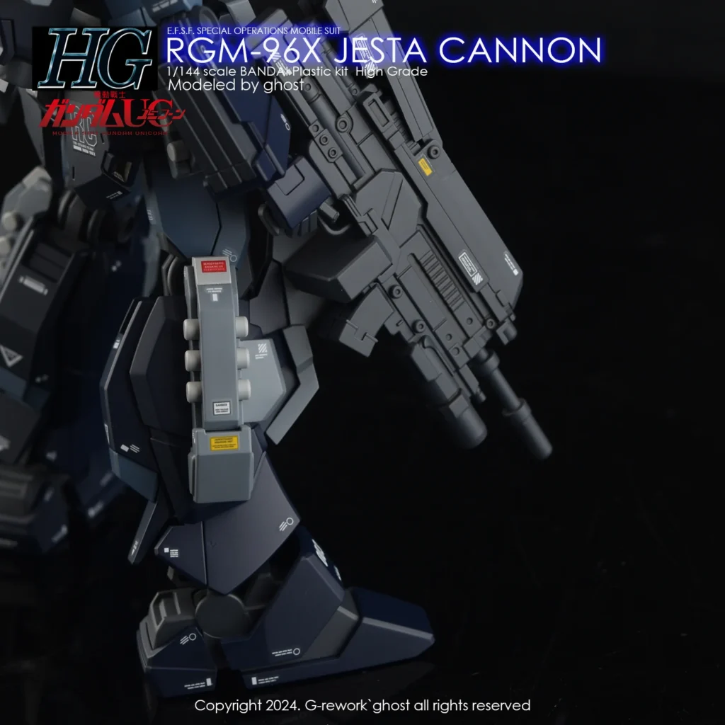 G-rework Decal HGUC #152 Jesta Cannon