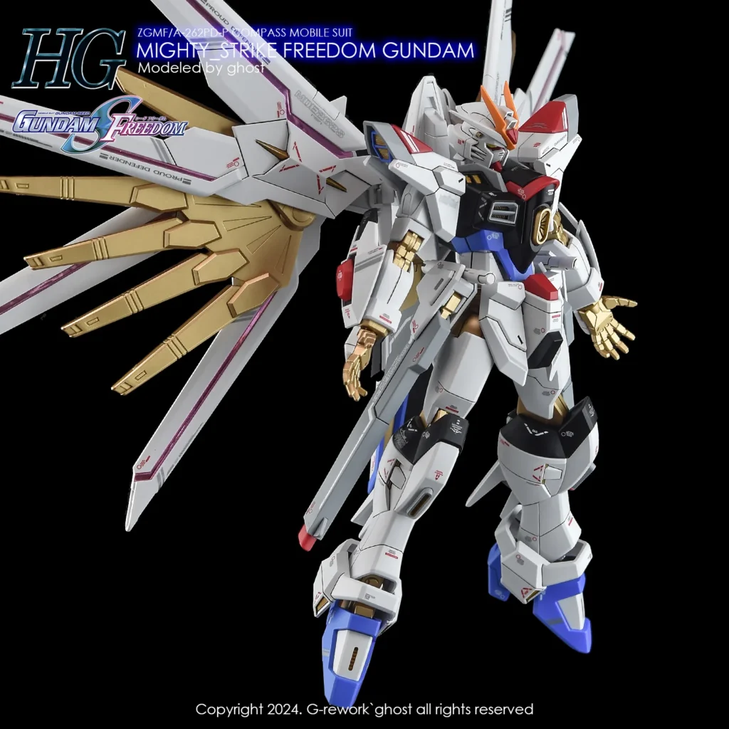 G-rework Decal HGCE #250 Mighty Strike Freedom Gundam
