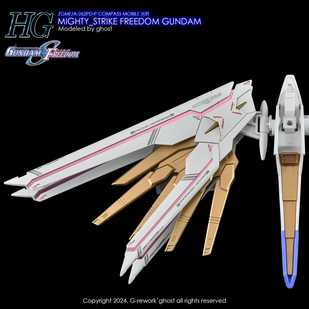 G-rework Decal HGCE #250 Mighty Strike Freedom Gundam