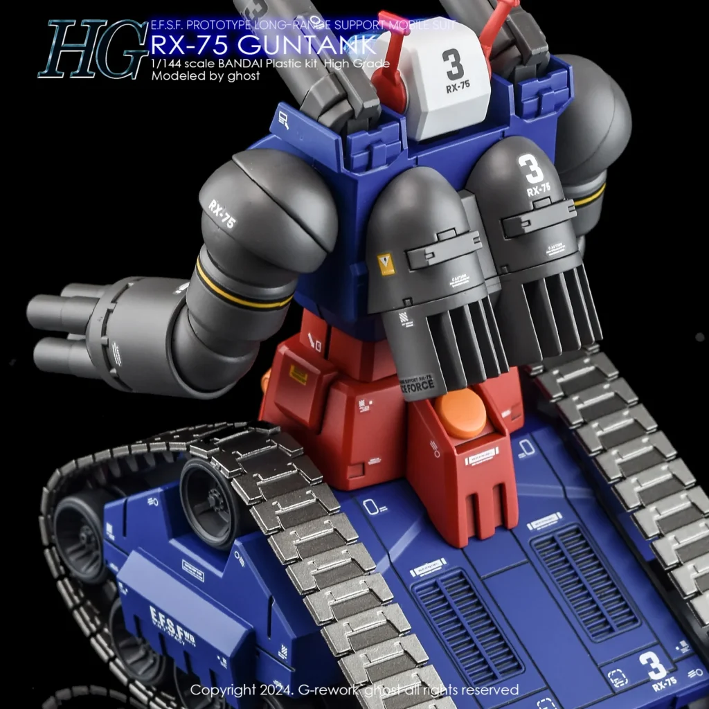 G-rework Decal HGUC #007 Guntank
