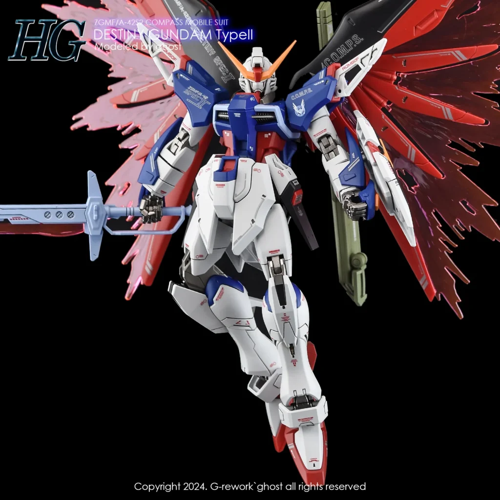 G-rework Decal HGCE #258 Destiny Gundam Spec II